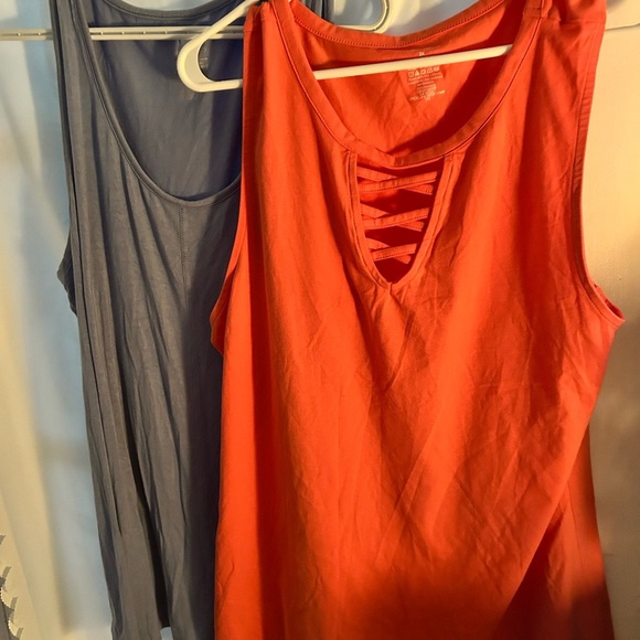 One  Orange and  one Gray Tank Top- orange is a George 3x- - Picture 12 of 13